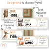 Student Desk Name Plate & Goals Mat - Woodland Classroom Decor - Miss Jacobs Little Learners