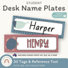 Student Desk Name Plates - Cute Sea Life - Miss Jacobs Little Learners