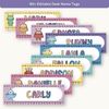 Student Desk Name Plates - Dreamy Space Classroom Decor - Miss Jacobs Little Learners