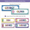 Student Desk Name Plates - Dreamy Space Classroom Decor - Miss Jacobs Little Learners