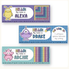 Student Goals Desk Mat - Dreamy Space Classroom Decor - Miss Jacobs Little Learners