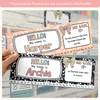 Student Goals Desk Mat - Pastel Composition Notebook Classroom Decor - Miss Jacobs Little Learners
