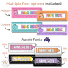 Student Name Desk Plates - Cutesy Classroom Decor - Miss Jacobs Little Learners