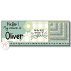 Student Name Tags & Goals Desk Plates | Daisy Gingham Pastels Classroom Decor | Editable - Miss Jacobs Little Learners