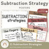 Subtraction Strategies Posters - Australiana Decor - Miss Jacobs Little Learners