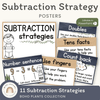 Subtraction Strategies Posters - Boho Plants Decor - Miss Jacobs Little Learners