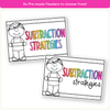 Subtraction Strategies Posters - Bright Theme - Miss Jacobs Little Learners