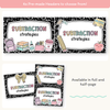 Subtraction Strategies Posters - Pastel Composition Notebook Math Decor - Miss Jacobs Little Learners