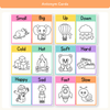 Synonym and Antonym Posters - Cutesy English Decor - Miss Jacobs Little Learners