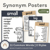 Synonym Posters - Boho Plants Classroom Decor - Miss Jacobs Little Learners