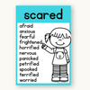 Synonym Posters - Bright Theme - Miss Jacobs Little Learners
