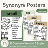 Synonym Posters - Modern Botanical Classroom Decor - Miss Jacobs Little Learners