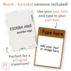 Synonym Posters - Modern Jungle Earthy Decor - Miss Jacobs Little Learners