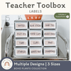 Teacher Toolbox Labels - Boho Plants Classroom Decor - Miss Jacobs Little Learners