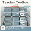 Teacher Toolbox Labels - Cute Sea Life Decor - Miss Jacobs Little Learners