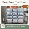 Teacher Toolbox Labels - Modern Jungle Classroom Decor - Miss Jacobs Little Learners