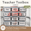 Teacher Toolbox Labels - Woodland Theme Classroom Decor - Miss Jacobs Little Learners