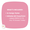 Teacher Trolley Labels | 10 Drawer Cart Labels | PASTELS | EDITABLE - Miss Jacobs Little Learners
