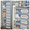 Teacher Trolley Labels for Rolling Cart - Dreamy Space Classroom Decor - Miss Jacobs Little Learners