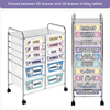 Teacher Trolley Labels for Rolling Cart - Dreamy Space Classroom Decor - Miss Jacobs Little Learners