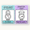 Telling Time and Clock Posters - Cutesy Composition Notebook Math Decor - Miss Jacobs Little Learners