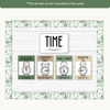 Telling Time and Clock Posters - Modern Botanical Theme - Miss Jacobs Little Learners
