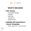 Telling Time and Clock Posters - Pastel Classroom Theme - Miss Jacobs Little Learners