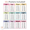 Times Table Chart - Pastel Classroom Decor - Miss Jacobs Little Learners