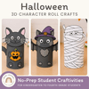 Toilet Paper Roll Crafts - 3D Halloween Characters - Miss Jacobs Little Learners