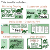 Turtle Theme Classroom Essentials Decor Pack - Miss Jacobs Little Learners