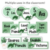Turtle Theme Classroom Essentials Decor Pack - Miss Jacobs Little Learners