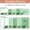 Turtle Theme Classroom Essentials Decor Pack - Miss Jacobs Little Learners