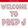 Valentine’s Day Bulletin Board Letters - Composition Notebook Classroom Decor - Miss Jacobs Little Learners