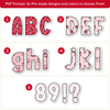 Valentine’s Day Bulletin Board Letters - Composition Notebook Classroom Decor - Miss Jacobs Little Learners