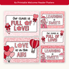 Valentine’s Day Door Display - Composition Notebook Classroom Decor - Miss Jacobs Little Learners