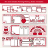 Valentine’s Day Morning Slides Templates - Composition Notebook Theme - Miss Jacobs Little Learners
