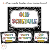 Visual Timetable - Cutesy Composition Notebook Classroom Decor - Miss Jacobs Little Learners