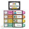 Visual Timetable - Cutesy Composition Notebook Classroom Decor - Miss Jacobs Little Learners