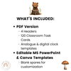 Visual Timetable Daily Schedule - Woodland Classroom Decor - Miss Jacobs Little Learners