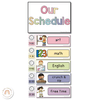 Visual Timetable | PASTELS | Editable - Miss Jacobs Little Learners
