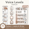 Voice Level Display | OMBRE NEUTRALS Classroom Decor - Miss Jacobs Little Learners