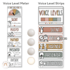 Voice Level Display | SIMPLE BOHO Classroom Decor - Miss Jacobs Little Learners