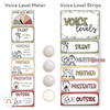 Voice Levels Chart - Australiana Classroom Decor - Miss Jacobs Little Learners
