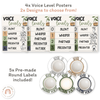 Voice Levels Chart - Boho Plants Classroom Decor - Miss Jacobs Little Learners