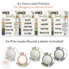 Voice Levels Chart - Boho Plants Classroom Decor - Miss Jacobs Little Learners