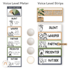 Voice Levels Chart - Boho Plants Classroom Decor - Miss Jacobs Little Learners