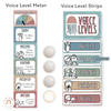 Voice Levels Chart - Cute Sea Life Classroom Decor - Miss Jacobs Little Learners