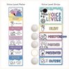 Voice Levels Chart - Dreamy Space Theme Classroom Decor - Miss Jacobs Little Learners