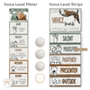 Voice Levels Chart - Modern Jungle Classroom Decor - Miss Jacobs Little Learners