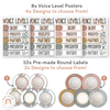 Voice Levels Chart - Spotty Boho Classroom Decor - Miss Jacobs Little Learners